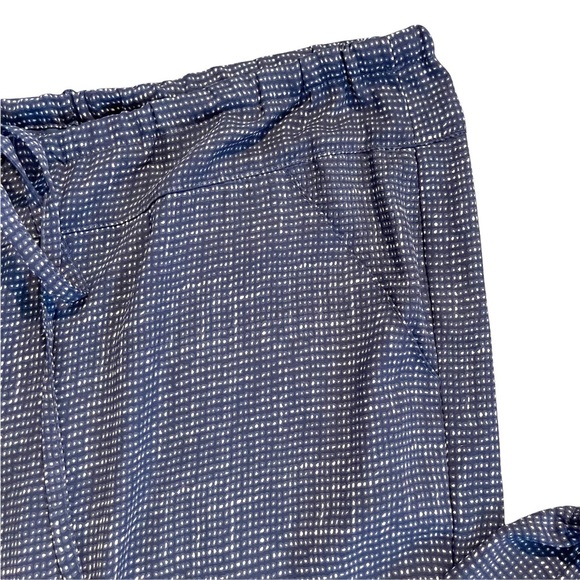 Cabi Tank Pant Set Sz 8 Empire Waist Peplum Button Straps Tie Waist Pant Sheer - Picture 11 of 14